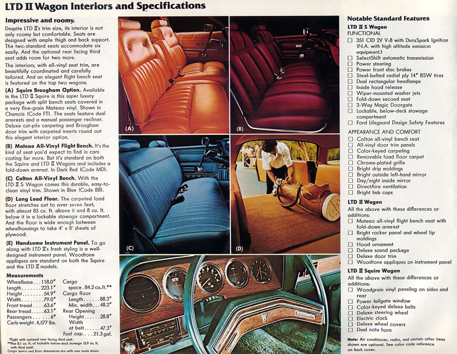 1977 Ford Wagons Brochure Page 1